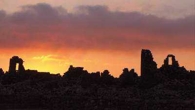 Sunset photo of Umm el-Jimal Project