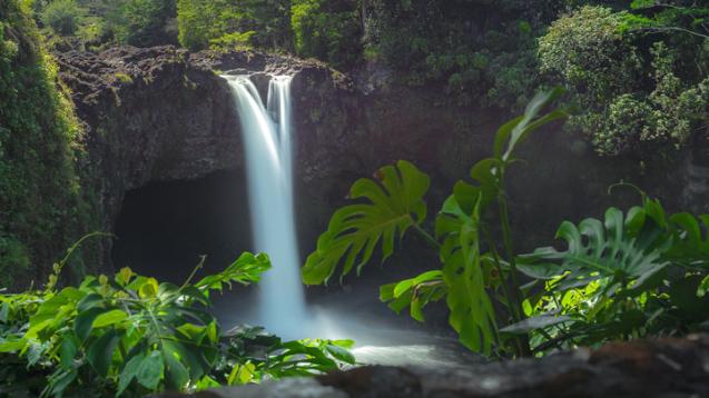 waterfall in Hawaii