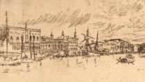 Etching 'Venice in Venice'