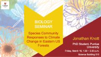 Species and Community Responses to Climate Change in Eastern US Forests