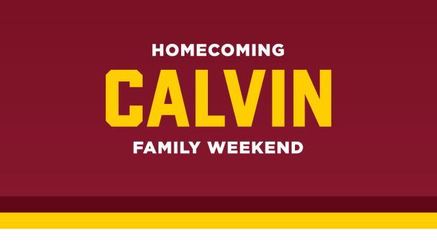 Homecoming & Family Weekend graphic