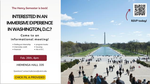 Henry Semester in Washington, D.C. Informational Meeting