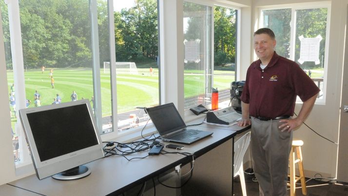 Calvin gets long-overdue press box