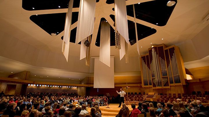 The University Chapel sanctuary.