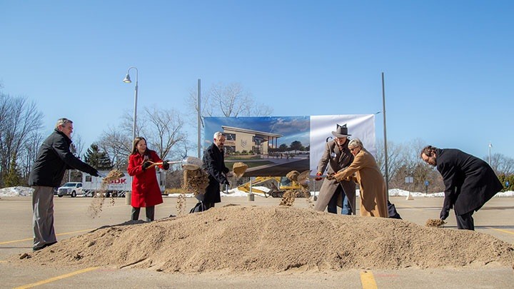 Breaking ground on business school