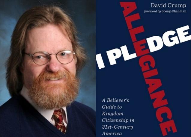 David Crump and his most recent book: I Pledge Allegiance