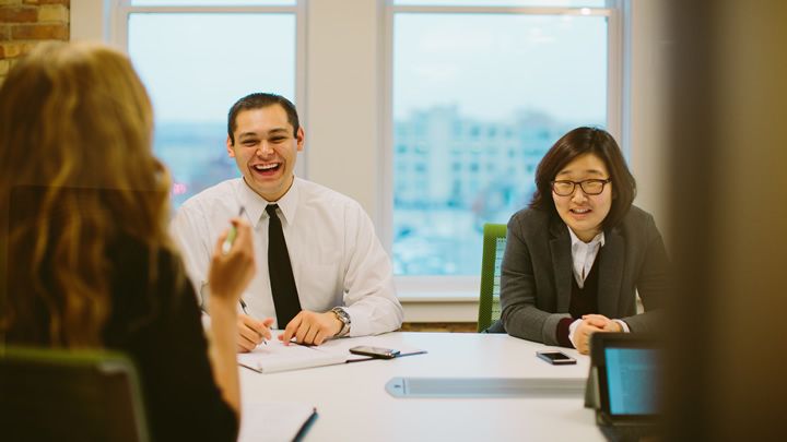 students involved in a student organization