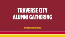 Traverse City alumni gathering