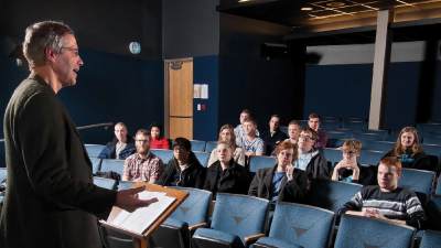 James Bratt teaching a class.