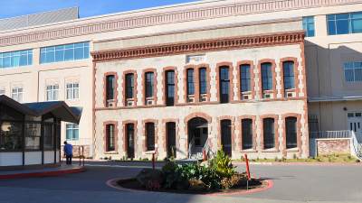 The hospital at San Quentin State Prison.