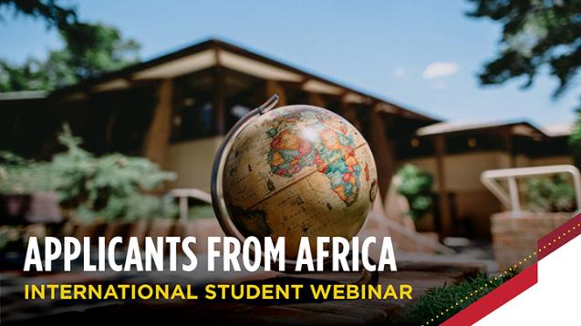 International Student Applicant Webinar: Africa